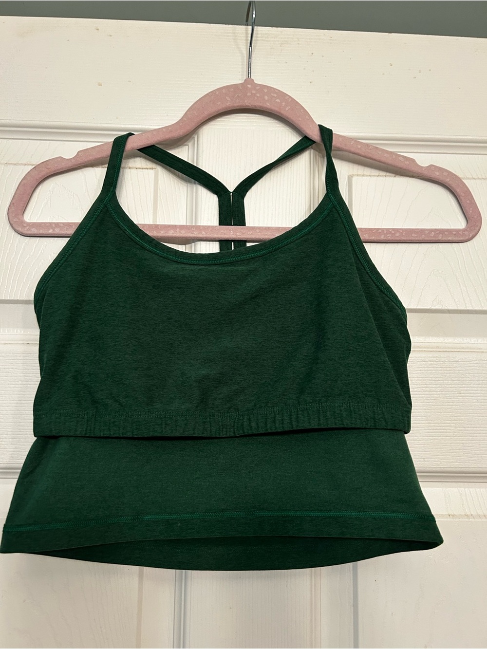 Beyond Yoga Emerald Green Racerback Crop Tank - Picture 7 of 7